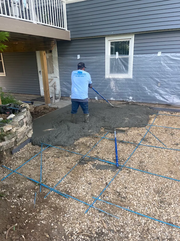 Concrete installation Marion Iowa